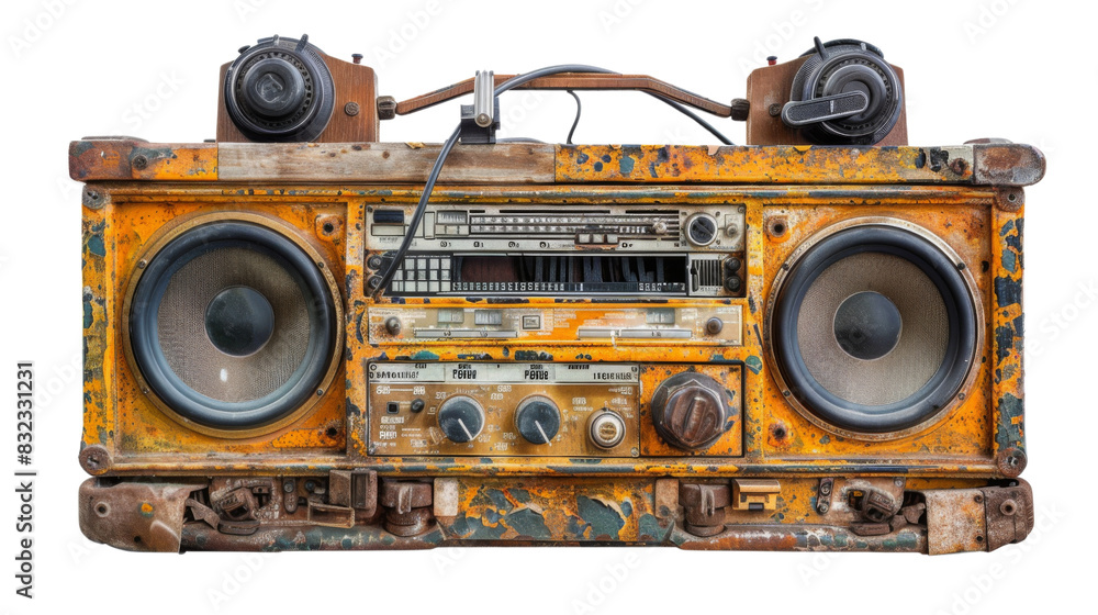 Fototapeta premium Old stereo, retro