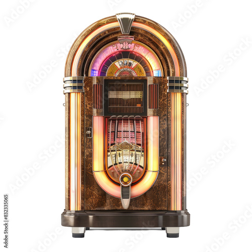 classic jukebox isolated 3