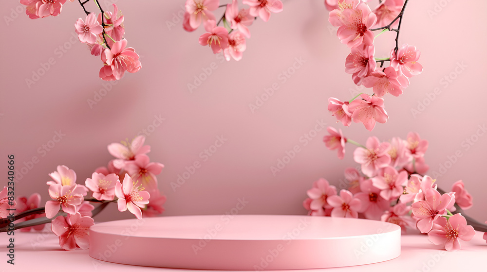 pink flowers in flatlay on pink background with copy space, top view,Empty podium with cherry blossom flowers on color background,Blossoming Beauty: A Creative Spring Layout of Sakura Pink Flowers
pink flowers in flatlay on pink background with copy space, top view,Empty podium with cherry blossom flowers on color background,Blossoming Beauty: A Creative Spring Layout of Sakura Pink Flowers