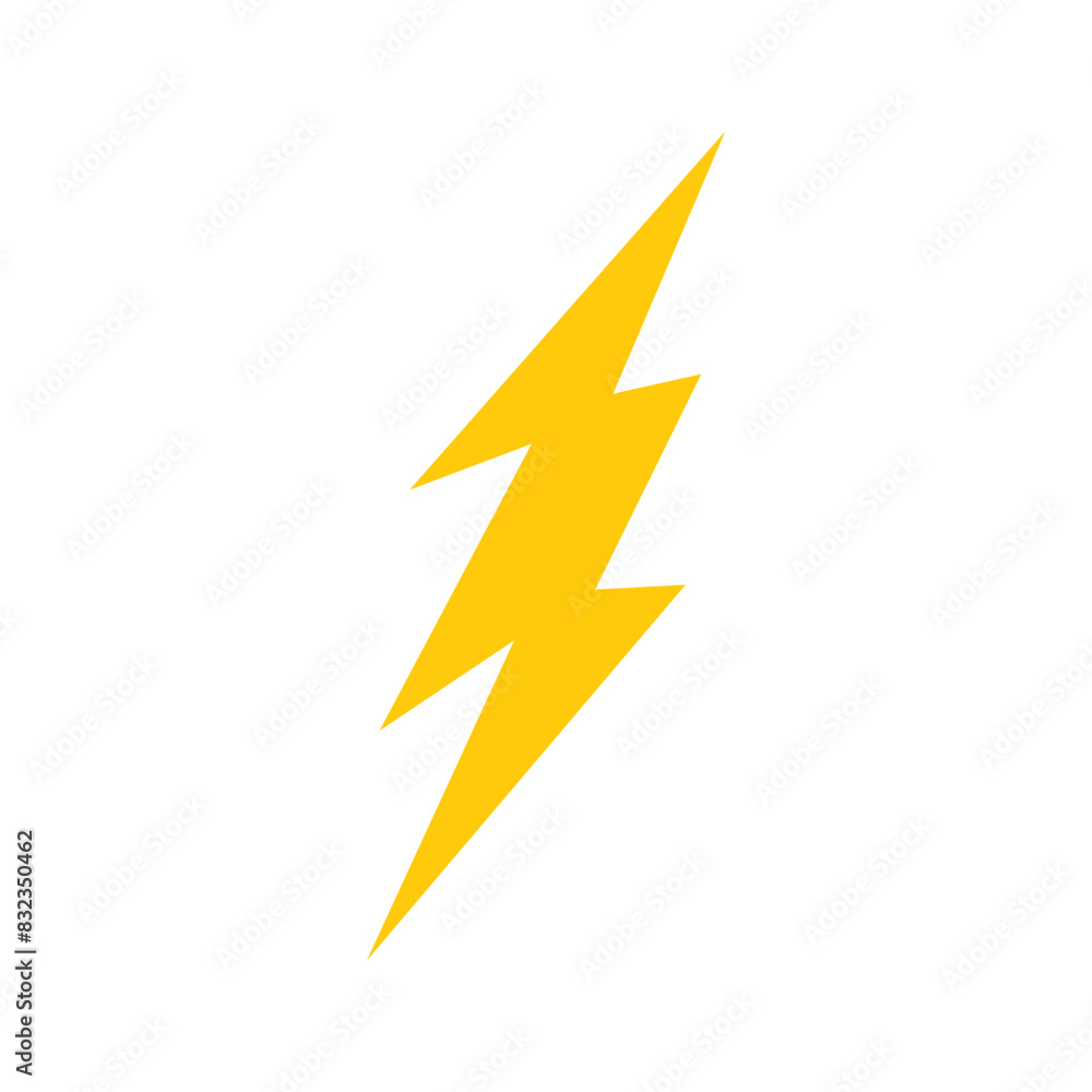 Lightning bolt vector icon. vector illustration. EPS 1o/AI Lightning bolt vector icon. vector illustration. EPS 1o/AI