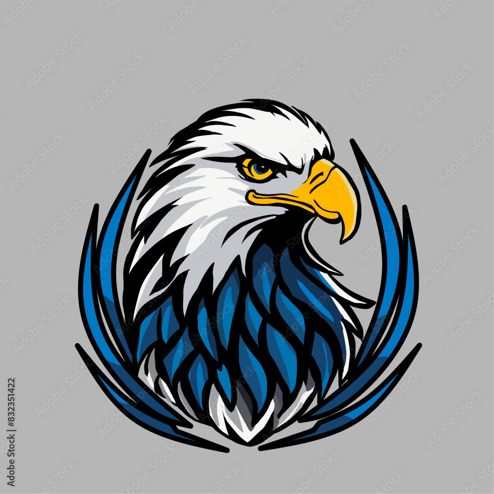Obraz premium eagle head vector