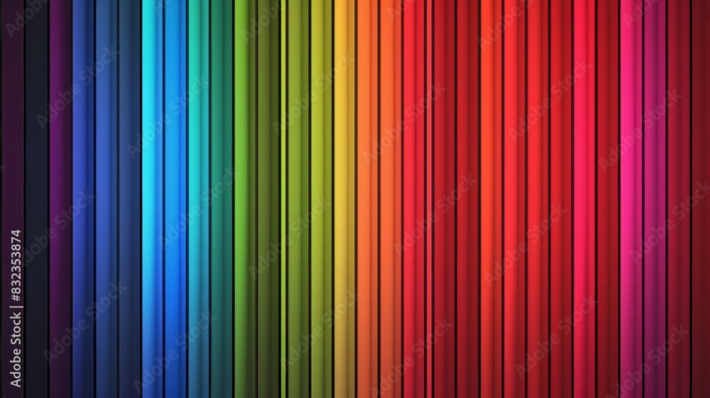 Rainbow Colored Background With Vertical Lines Rainbow Colored Background With Vertical Lines