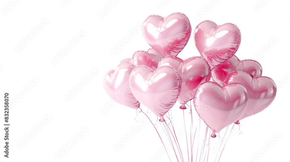 Pink heart shape balloons Pink heart shape balloons
