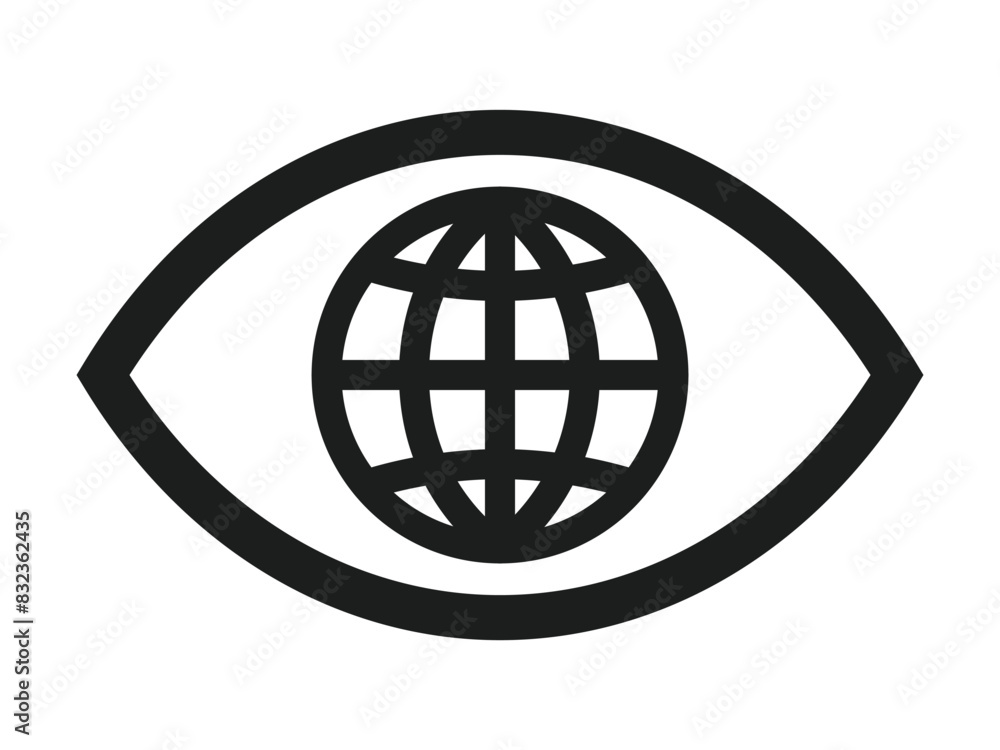 Icon set representing eyes, seeing, observation, etc. Icon set representing eyes, seeing, observation, etc.