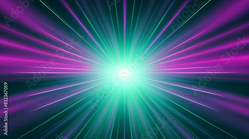 Abstract Image Pattern Background, Colorful Rays, Radiating Lines and Neon Colors, Texture, Wallpaper, Background, Cell Phone Cover and Screen, Smartphone, Computer, Laptop, 16:9 Format - PNG © LeoArtes