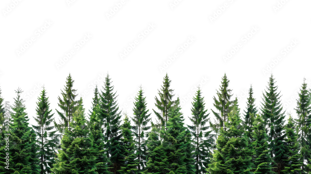 Pine forest border, nature aesthetic Pine forest border, nature aesthetic