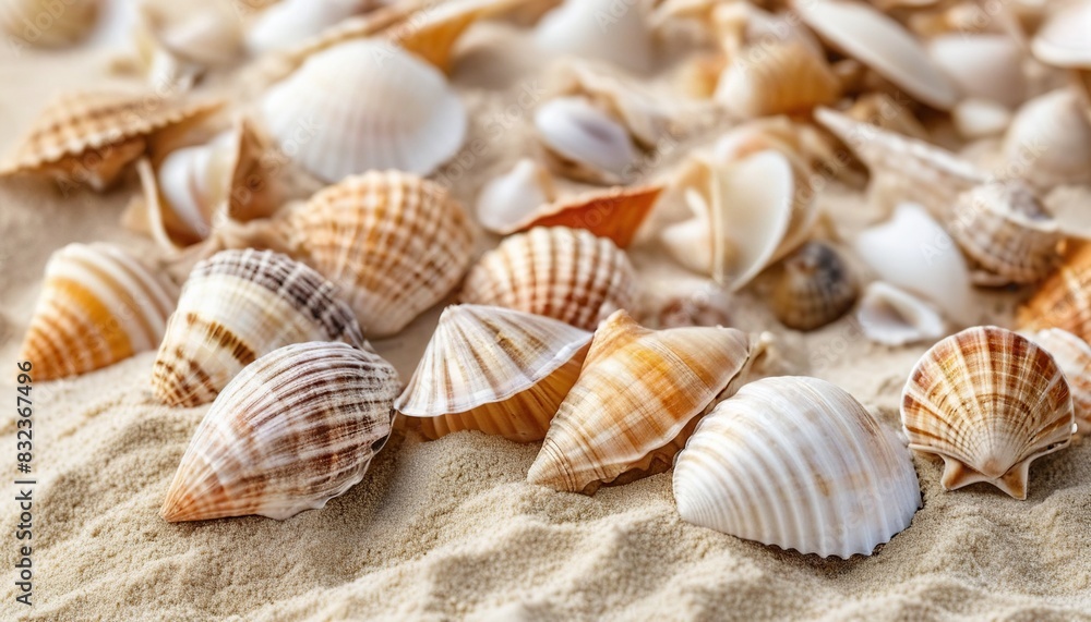Seashell Serenity: A Tranquil Still Life 