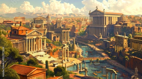 ancient rome illustration photo