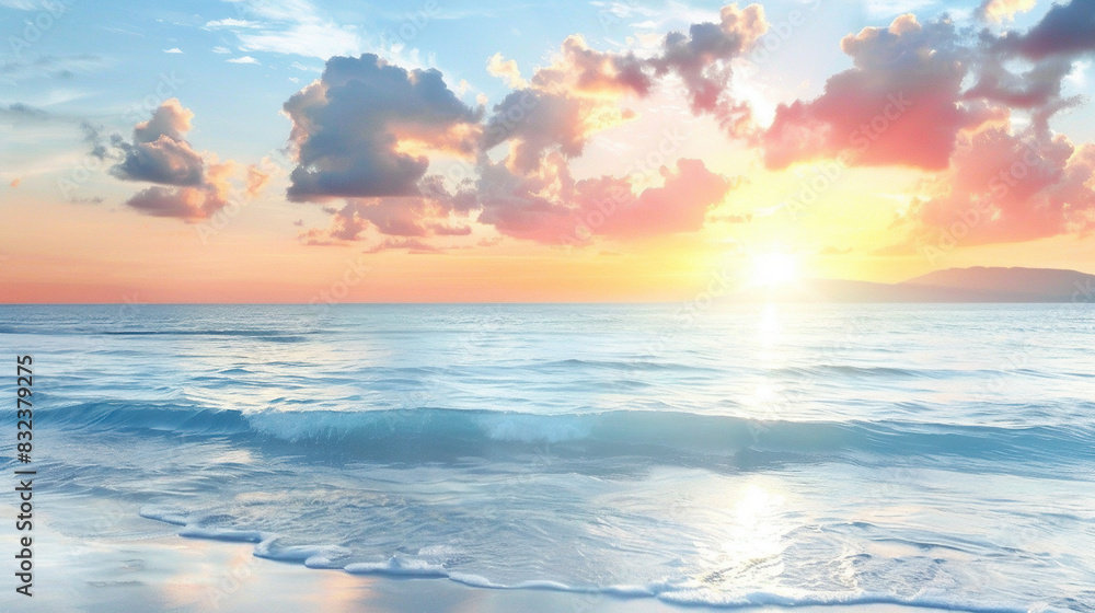 sunset on the sea sunset on the sea