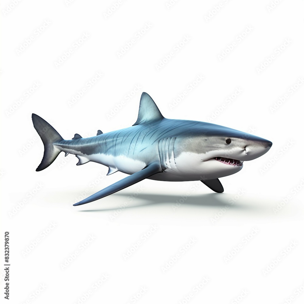 shark isolated on white shark isolated on white