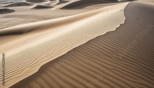 Fototapeta Naklejka Na Ścianę i Meble -  Sand Dunes with Subtle Texture: A Delicate Background 