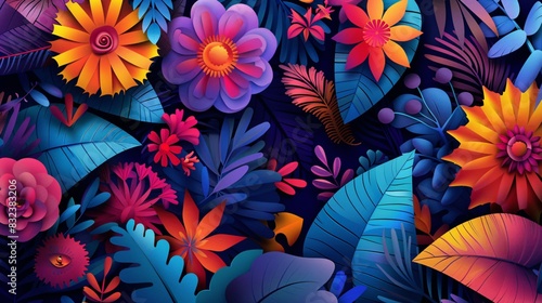 Digital Artistry Unleashed  AI-Generated Vibrant and Imaginative Illustrations