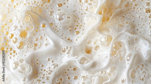 Soap lather on a white background © 2rogan