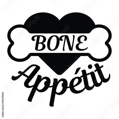 bone appetit inspirational quote, motivational quotes, illustration lettering quotes