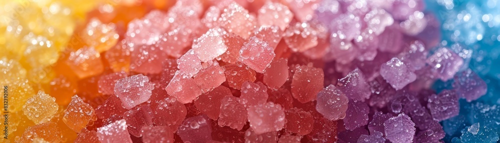 Vibrant sugary topping backdrop Vibrant sugary topping backdrop