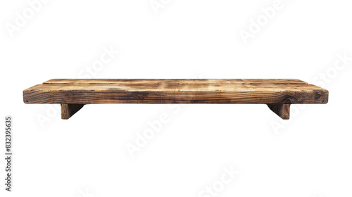 Old wooden shelves