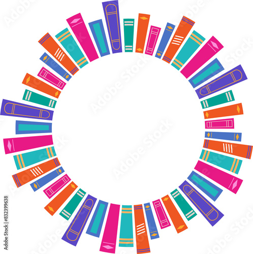 Round Books Frame
