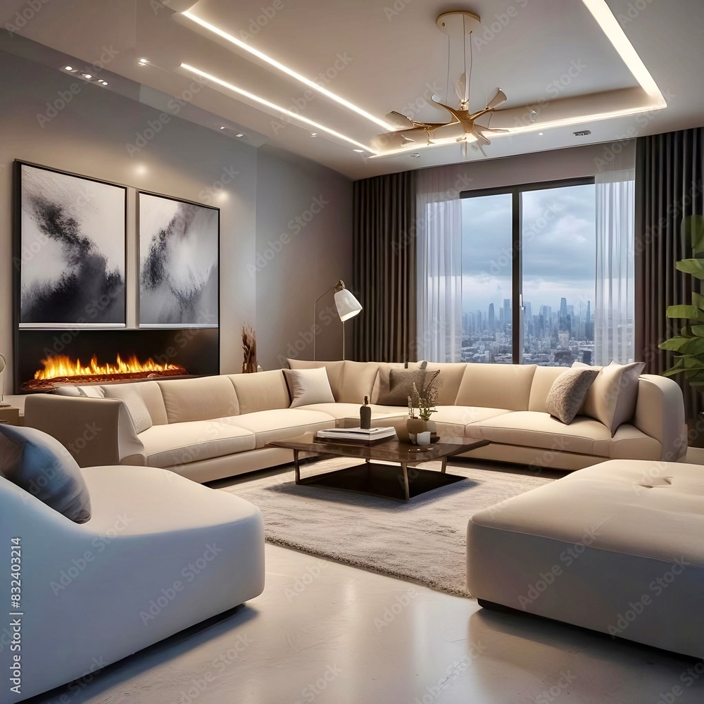 Virtual reality has completely transformed interior design. 3D rendering Virtual reality has completely transformed interior design. 3D rendering