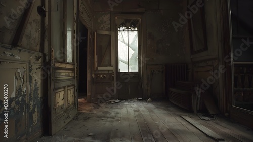 Haunting Echoes of a Forgotten Past  A Derelict Mansion Shrouded in Supernatural Mystery