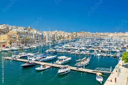 The Vittoriosa Yacht Marina, Valletta, Malta, Mediterranean photo