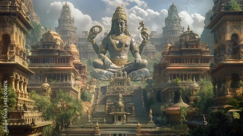 Vishnu's Serene Dream: Nurturing the Universe