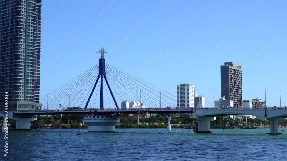 Han River Bridge (Song Han Bridge) in Da Nang Han River Bridge (Song Han Bridge) in Da Nang