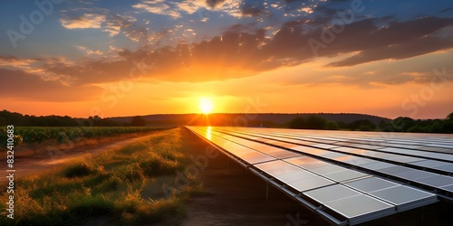 Amorphous silicon solar cells in power plants absorb sunlight for renewable energy. Concept Renewable Energy  Solar Power  Amorphous Silicon  Phtovoltaic Cells  Power Plants