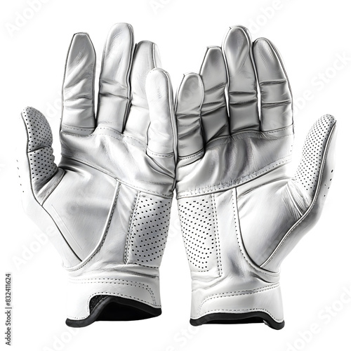 Hand wearing golf glove