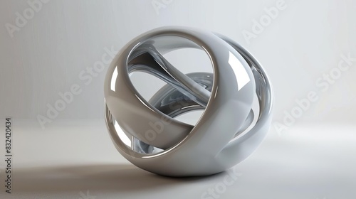 3D model of Contemporary minimalist hubblebubble with clean lines photo