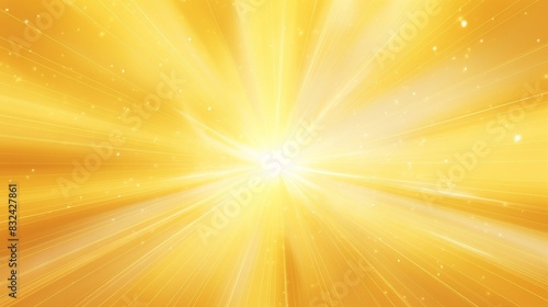 Radiant golden light burst background with sparkles and star effects, perfect for festive, spiritual, or celebratory designs.