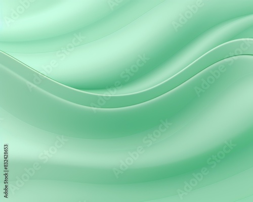 Abstract green wave background, smooth and flowing design, perfect for presentations, websites, and graphic projects.