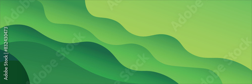 Flat shapeless abstract lime green electric blue yellow yellow background gradient wallpaper, vector.