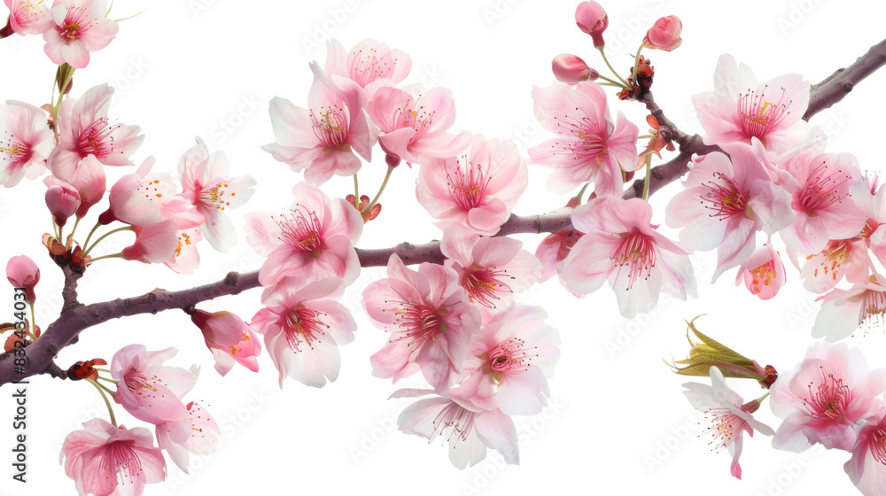 Tree branch flower, japanese sakura Tree branch flower, japanese sakura