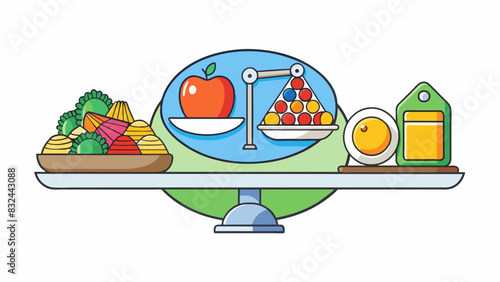 A reasonable portion size for a meal would be based on a persons individual caloric needs and include a balanced mix of protein carbohydrates and. Cartoon Vector.