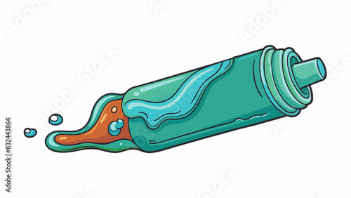 A silky slippery liquid that is often applied to the or other zones to enhance sensation and arousal during ual activity. It can also be used as a. Cartoon Vector.