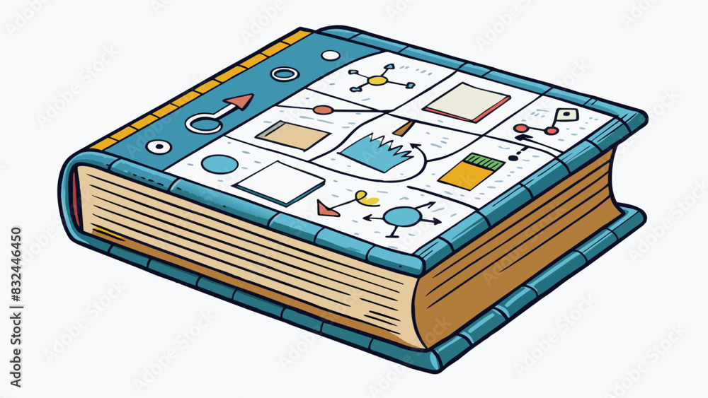 An academic publication is a thick heavy book filled with dense scholarly writing and diagrams that focus on a specific subject such as history or. Cartoon Vector. An academic publication is a thick heavy book filled with dense scholarly writing and diagrams that focus on a specific subject such as history or. Cartoon Vector.