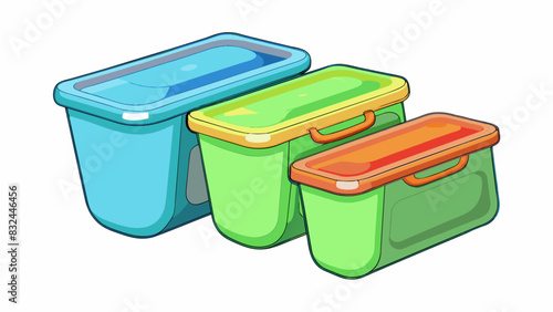 Alternative 2 A set of silicone food storage bags with airtight seals perfect for packing lunches or storing leftovers instead of using singleuse. Cartoon Vector.