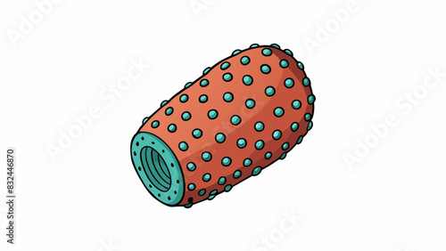 As I examined the somewhat I noticed it had a unique texture. Its surface was covered in small raised dots that provided a slightly rough feeling when. Cartoon Vector.