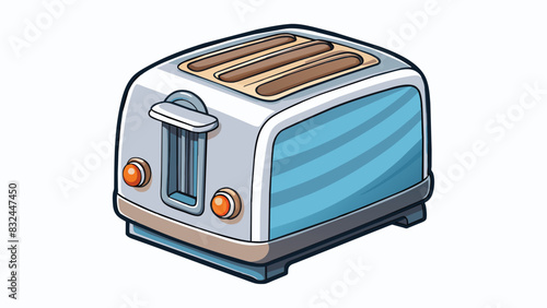 Characteristics This toaster has a sy metal exterior with adjustable temperature settings and wide slots to accommodate different bread sizes. It also. Cartoon Vector.