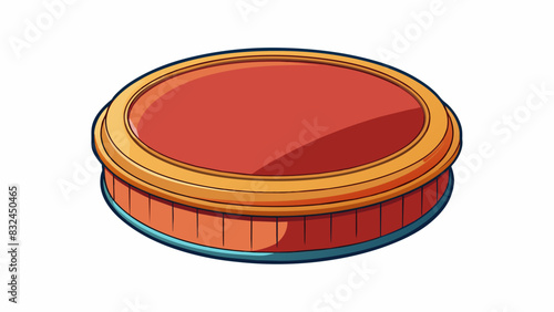 The lid of the jar was firmly sealed its rubber lining creating a tight grip around the edges.. Cartoon Vector.