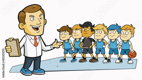 The sports pub is a vibrant hub of activity with multiple flatscreen TVs showing live games from different sports. The walls are painted in the teams. Cartoon Vector.