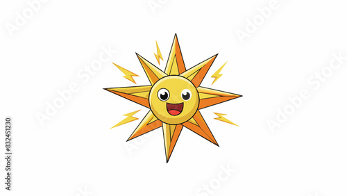The sudden burst of bright light followed by a booming clap of thunder startles even the toughest of creatures. The sound is sharp and piercing like a. Cartoon Vector.