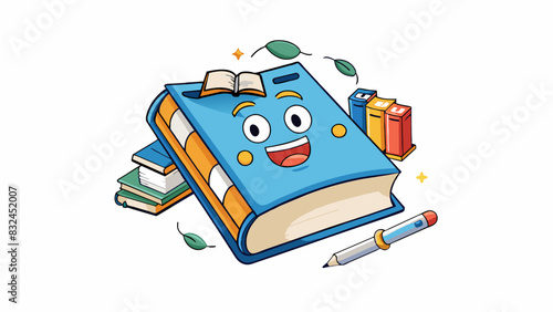 When discussing a book you could mention its characteristics like the genre the authors writing style and the plot or theme.. Cartoon Vector.
