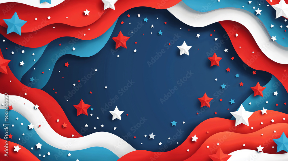 a Fouth of July Design / Background a Fouth of July Design / Background