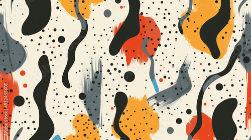 Big collection of memphis seamless vector patterns. Fashion design 80-90s