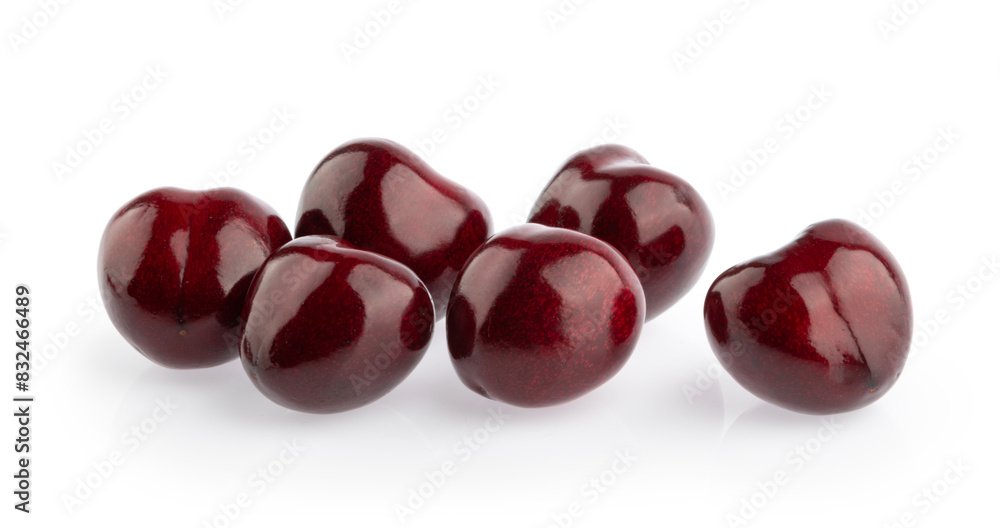 Cherries isolated on white background Cherries isolated on white background