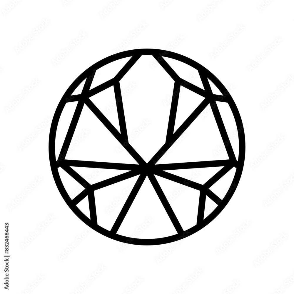 Diamond line icon. Gems icon. Diamond and gems icon isolated on white background. Transparent background, minimalist symbol. Vector images Diamond line icon. Gems icon. Diamond and gems icon isolated on white background. Transparent background, minimalist symbol. Vector images