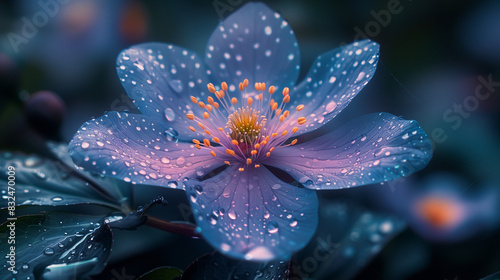 Macro Nature Photography. Purple