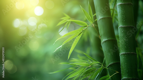 images of the serene bamboo forest  Bamboo stem centered image.