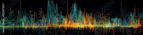 Detailed histogram of complete market data distribution.